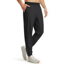Libin Pantalones Hombre de Chándal Ligero Secado Rápido Deporte Pantalon Chandal para Jogger Running Yoga Golf Casual Pants, Negro XL
