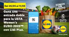 Lidl Regala 6 entradas dobles para UEFA Women’s EURO (Sorteo)