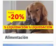 Liquidación en alimentación Mascotas en Lidl -20%