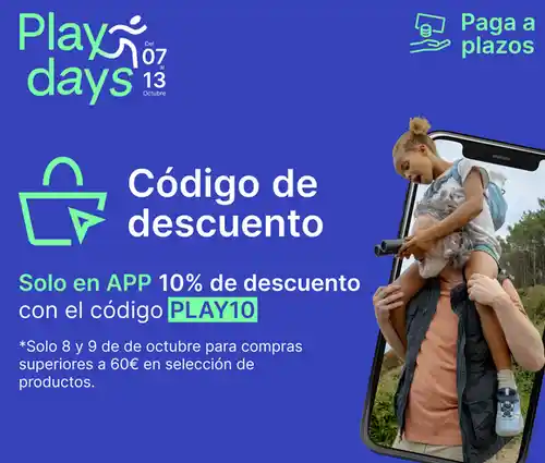 ¡Llegan los Play Days! código descuento 10% en Decathlon