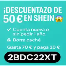 ¡Locura por el descuentazo de 50€ en SHEIN!!