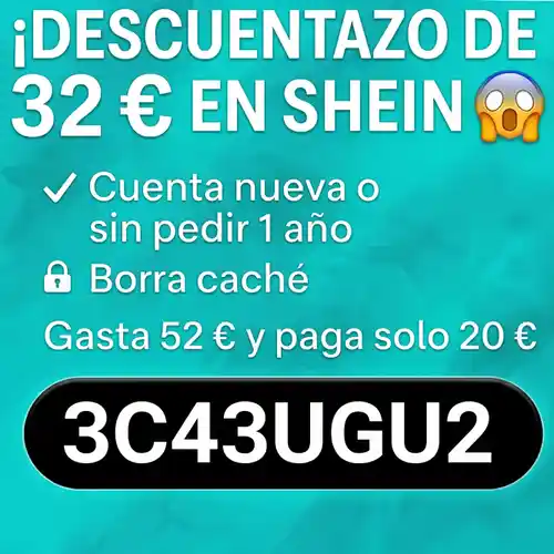 ¡Locura  por el descuentazo de 32€ en SHEIN EN 2026!! FUNCIONA