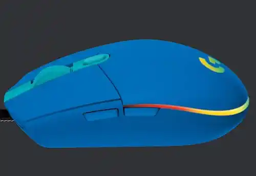 Logitech, USB, G203 LIGHTSYNC Ratón Gaming con Iluminación RGB Personalizable, 6 Botones Programables, Captor 8K para Gaming, Seguimiento de hasta 8,000 DPI, Ultra-ligero - Azul