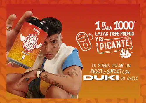 Mahou te regala premios firmados por el artista DUKI (sorteo por compra)