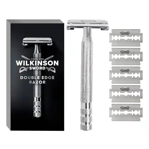 Máquina de Afeitar Vintage Wilkinson Sword Classic con 5 Recambios