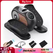Máquina Elíptica Eléctrica MERACH, Mini bajo escritorio, control remoto.