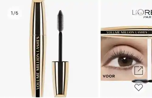 Máscara de Pestañas L'oréal VOLUME MILLION LASHES Brown