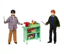 Mattel Harry Potter Harry y Ron - Muñecos con accesorios