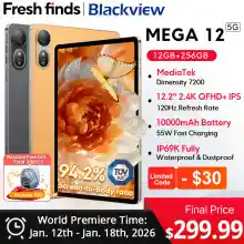MEGA CUPON PARA TABLET Blackview MEGA 12 Tablet 5G 12,2