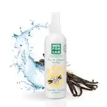 MENFORSAN Agua de colonia para perros | Vainilla | Aroma intenso y refrescante | Efecto desodorante | Con Ingredientes muy suaves ue NO irritan la Piel | Con Ph Neutro | 125 ml