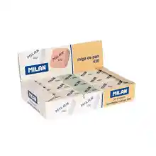 MILAN Caja 30 gomas miga de pan 430 cuadradas