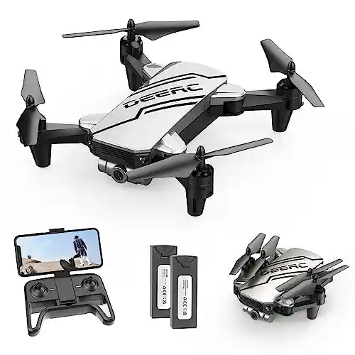 Mini Dron 720P HD Plegable +2 Baterías +Extras