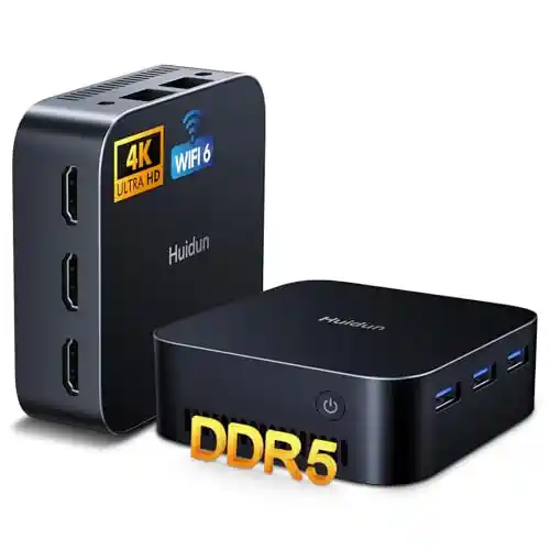 Mini PC Huidun H20 (hasta 3,4 GHz), 16GB / 512GB SSD