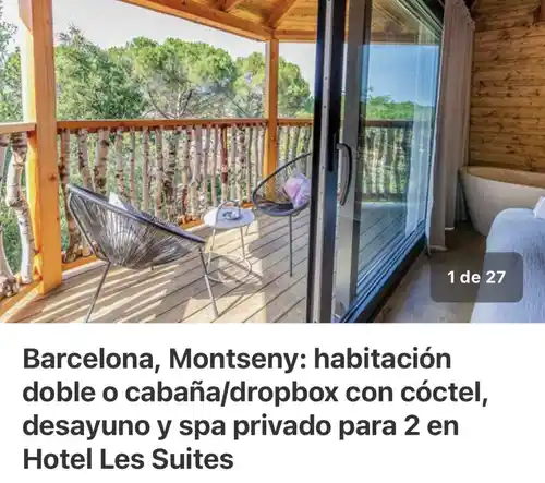 Mira que chulada 😍  Duerme en una cabaña por 69€