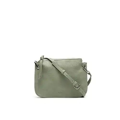 MISAKO Adelina bolso bandolera pequeño con asa regulable - Bolso casual de moda para mujer - Cómodo y resistente Adelina Verde 19 X 26 X 4 cm