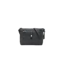 MISAKO Elbas bolso bandolera pequeño animal print Mujer - Elbas Negro 19 X 21 X 6 cm