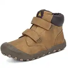 Mishansha Botas de Invierno Niños Forradas Calientes Botines de Nieve Niña Aire Libre Cómodo Trekking Zapatos Marrón Gr.T. 38 EU