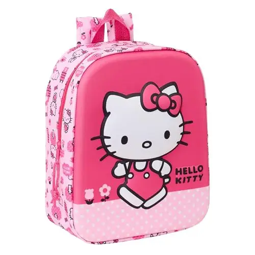 Mochila 3D Hello Kitty para guardería.