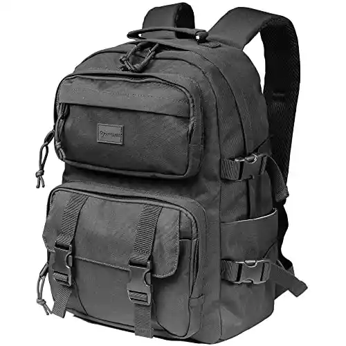 Mochila de Viaje para Hombre y Mujer. Portatil negro