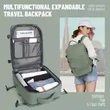 Mochila Viral para viajes con puerto de carga USB Gran capacidad