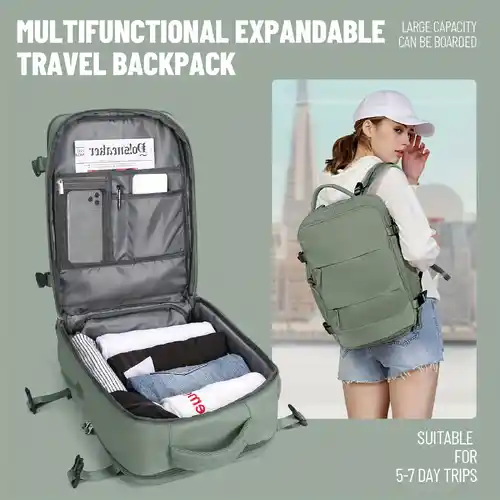 Mochila Viral para viajes con puerto de carga USB Gran capacidad