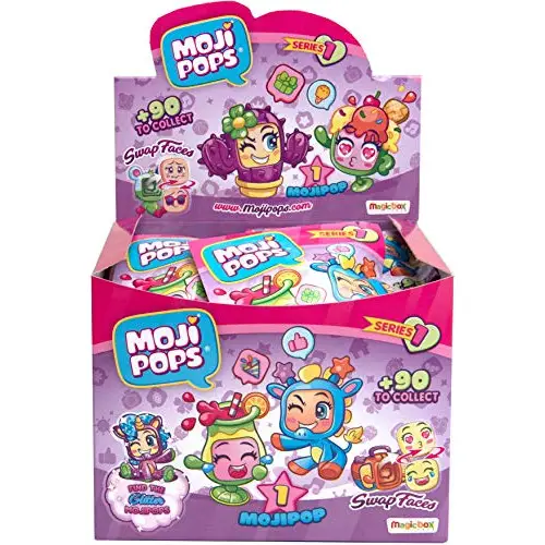 MojiPops - Display de 24 Figuras Coleccionables, con 1 Figura en Cada sobre