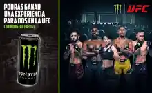 Monster sortea una experiencia para 2 en la UFC(sorteo por compra)