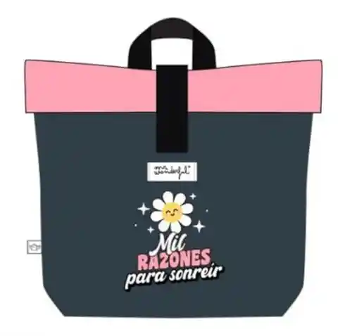 Mr. Wonderful Mochila, Porta Alimentos Unisex Adulto, Multicolor, Estandar