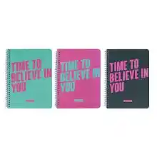 Mr.Wonderful - Set de 3 libretas A5 notebooks - Time to believe in you