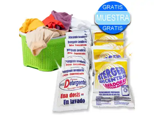 Muestra de Detergente GRATIS - ECOWASHER