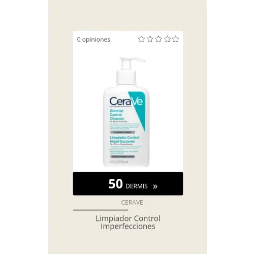Muestra de Gel Imperfecciones de Cerave