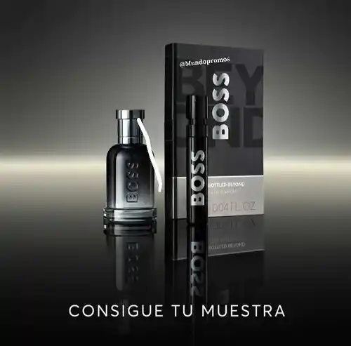 Muestra GRATIS a casa de BOSS Bottled Beyond (Anuncio en redes)