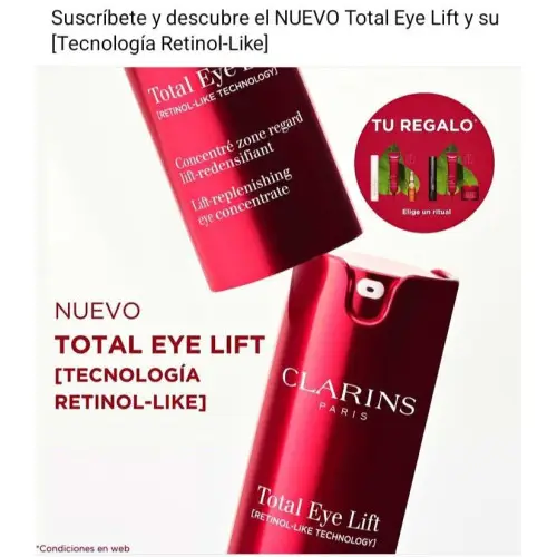 Muestra GRATIS de Clarins Total Eye Lift (No hay link directo)