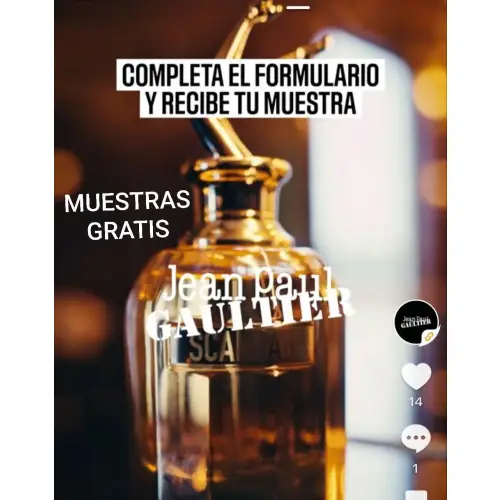 MUESTRA GRATIS del perfume Scandal De Jean Paul Gaultier (No hay link directo)