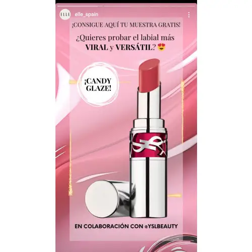 Muestra gratis a casa del labial Loveshine de YSL
