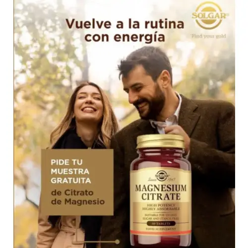 Muestra gratuita de Citrato de Magnesio Solgar