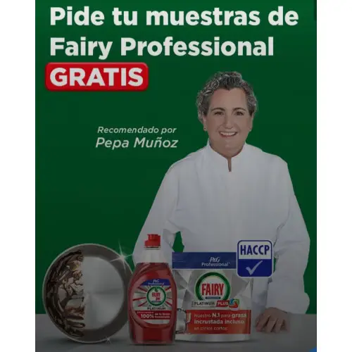 Muestra gratuita del nuevo fairy Professional (Solo profesionales)
