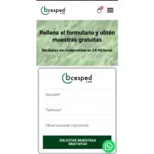 Muestras Césped artificial - comprueba la calidad- Becesped