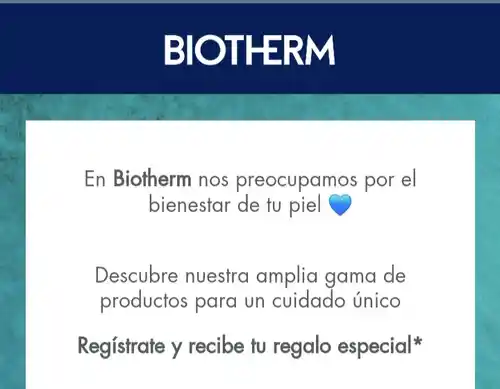 Muestras GRATIS de Biotherm a recoger en El Corte Inglés