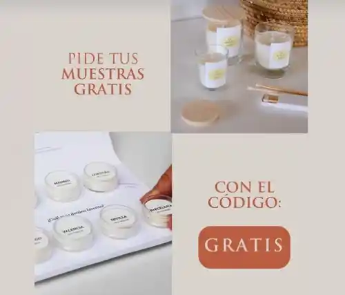 Muestras Gratis de velas Aromas Memora Parfum | Solo paga el envío