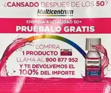 Prueba gratis Multicentrum energía & vitalidad +50 (Reembolso)