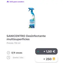 Multisuperficies Sanicentro 750ml A 0,89€ en DIA con la APP: GELT