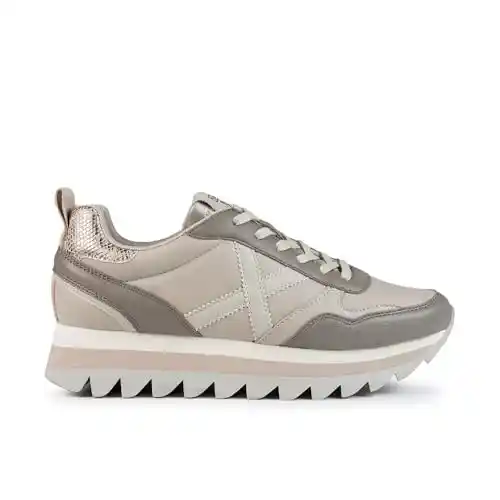 Munich Ripple, Zapatillas Mujer, Camel, 38 EU