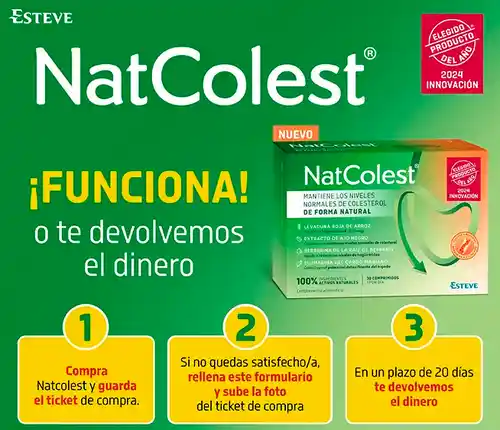 Natcolest te devuelve el dinero si no quedas satisfecho (Garantía de satisfacción)