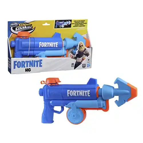 Nerf Super Soaker Fortnite HG Lanzador de Agua de Juguete de Llenado Rápido
