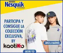 Nesquik Regala una sudadera, camiseta y gorra diseñada por Kaotiko! (Sorteo por compra)