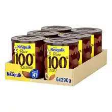 NESTLÉ NESQUIK cacao en polvo 100% 6x290g