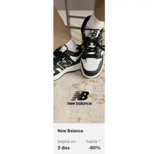 New balance hasta -80% en zalando privé