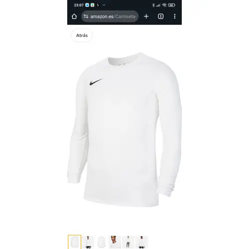 Nike Hombre Camiseta de Manga Corta, White/Black, XXL