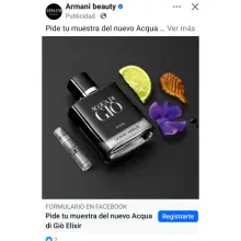 Nueva muestra gratis de Acqua di Giò (Interactúa con la marca)